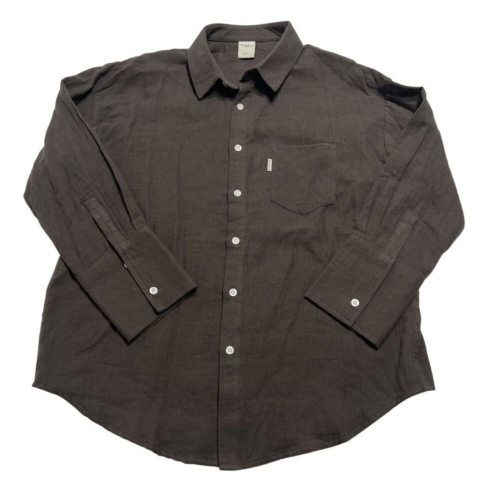 Blakely Button Up Shirt in Brown